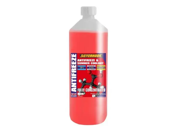 Silverhook Anticongelante Concentrado O.A.T. Rojo, 1 Litro