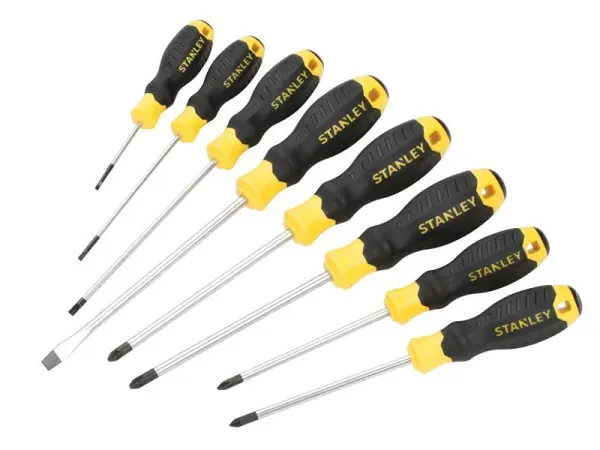 STANLEY® Hand Tools - Schraubendreher-Set mit Softgriff, 8-teilig