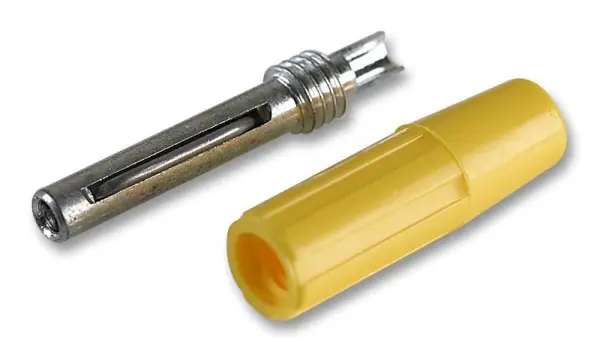 DELTRON ENCLOSURES - Stecker, 4mm, Gelb