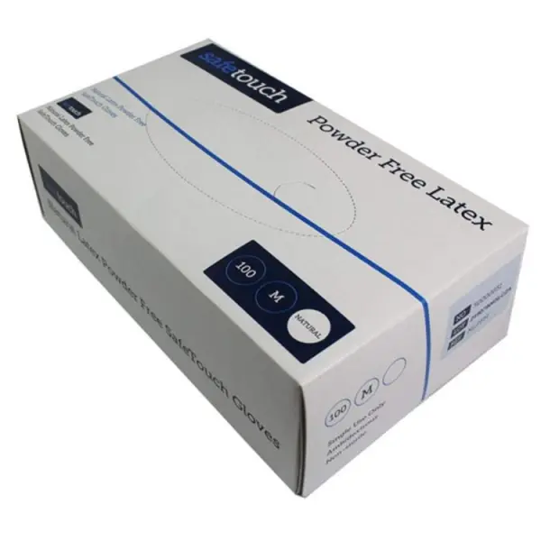 Raraion Disposable Powder-Free Latex Gloves Medium 100pk
