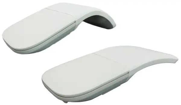 ACCURATUS Curve Bluetooth Foldable Wireless Mouse, White