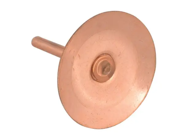 ForgeFix Copper Disc Rivets 20x20x1.5mm (Pack of 100)