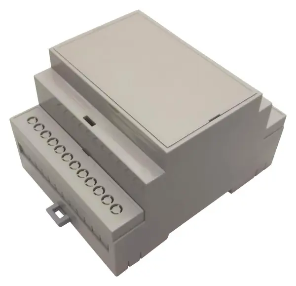 ABS / Polycarbonate DIN Rail Enclosure Grey, 90.2x71x57.5mm