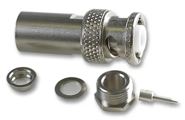 RADIALL BNC HT Straight Clamp Plug for RG58/141/142/223/400 Cables