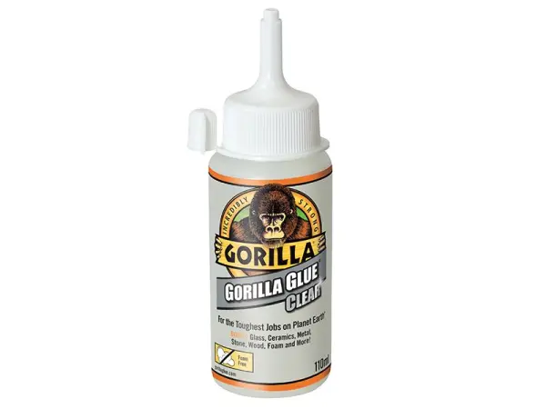 Gorilla Glue Clear 110ml, Non-Foaming Adhesive