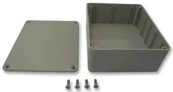 MULTICOMP Grey ABS Enclosure Box with Lid, 118x98x45mm
