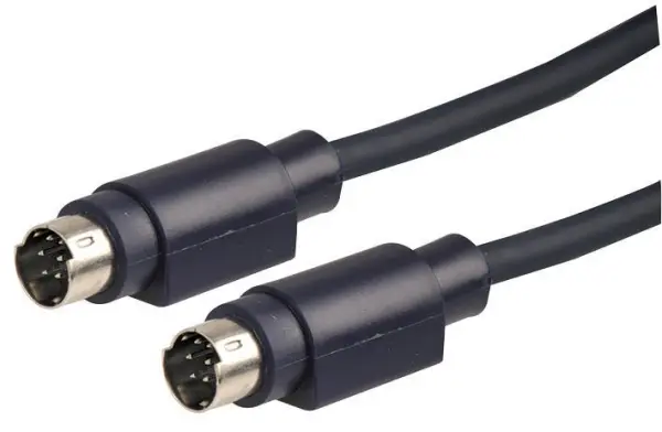 RARAION - Καλώδιο 8-Pin Mini-DIN Male to Male, 3m, Μαύρο