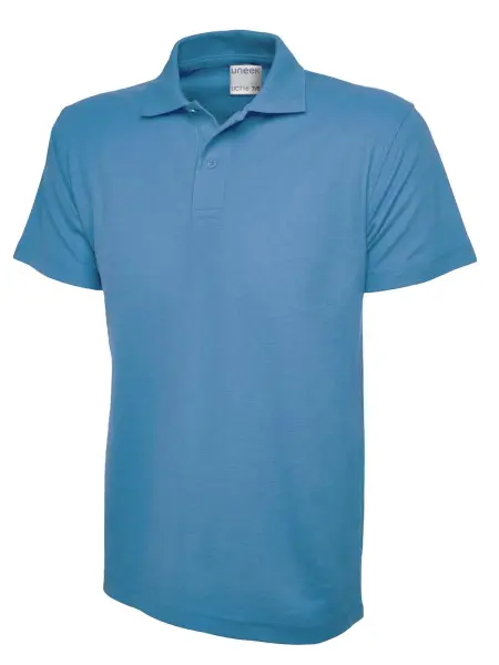 Uneek Ultra Cotton Polo Shirt for Kids - Sky, Size 5/6 Years
