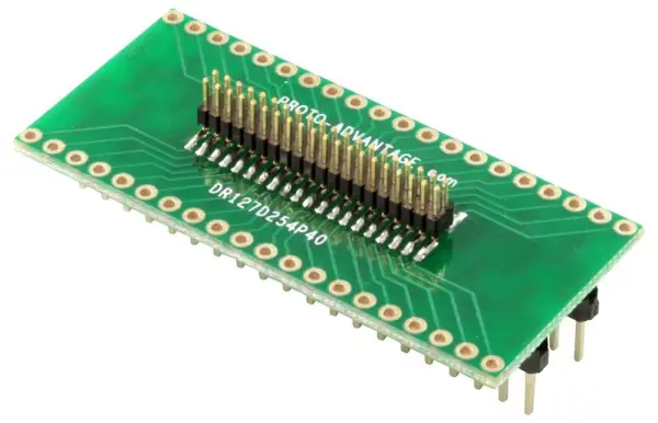 Proto-Advantage 1.27mm Pitch 40-Pin Male Header to DIP-40 Adaptor