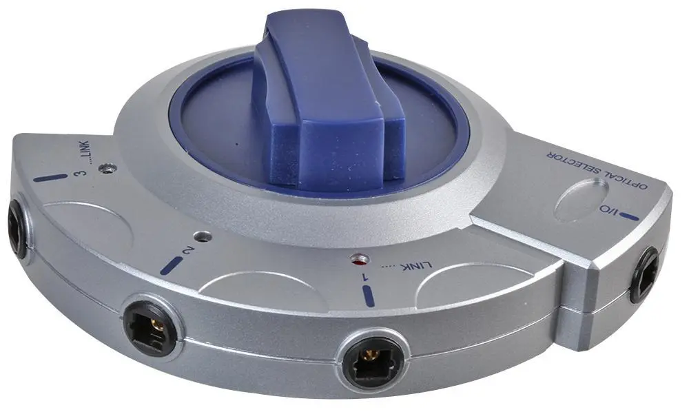 PRO SIGNAL 3-cestný optický přepínač, TOSLink & 3.5mm