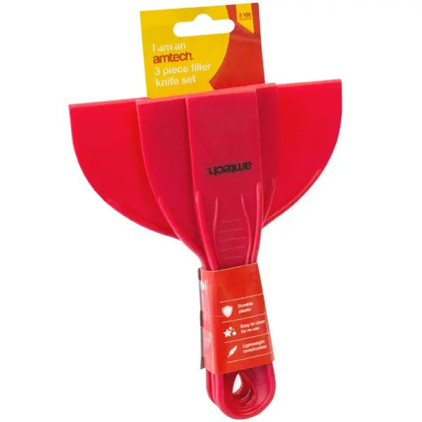Amtech Filler Knife Set 3pk