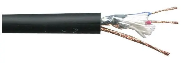 PRO ELEC 2芯屏蔽咪高峰線 46/0.10毫米 黑色 100米