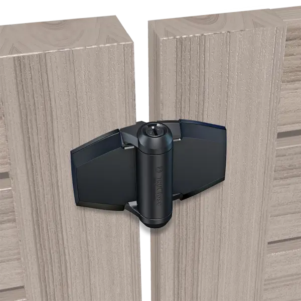 D&D TruClose Dobradiças Auto-Fechamento Ajustáveis para Portões de Madeira e V