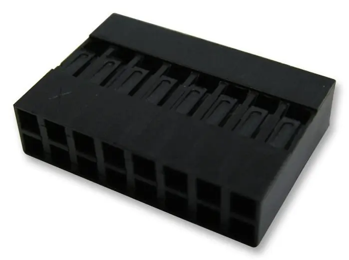 HARWIN 0.1in Terminal Housing, 8+8 Way, 10 Pack