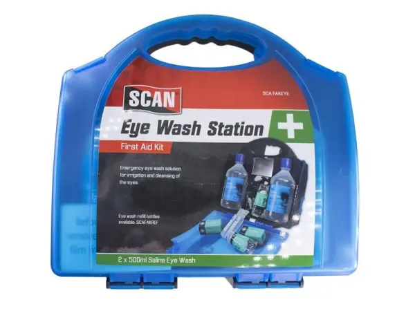 Scan Compact Eye Wash Station with Saline Solution