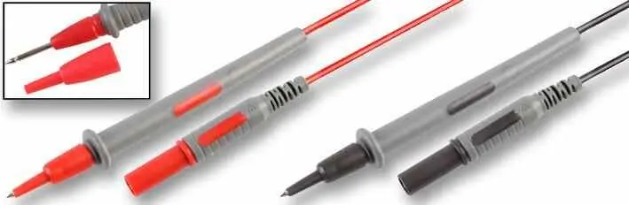 TENMA 10A 4mm バナナプラグ・テストプローブ線セット 0.5m