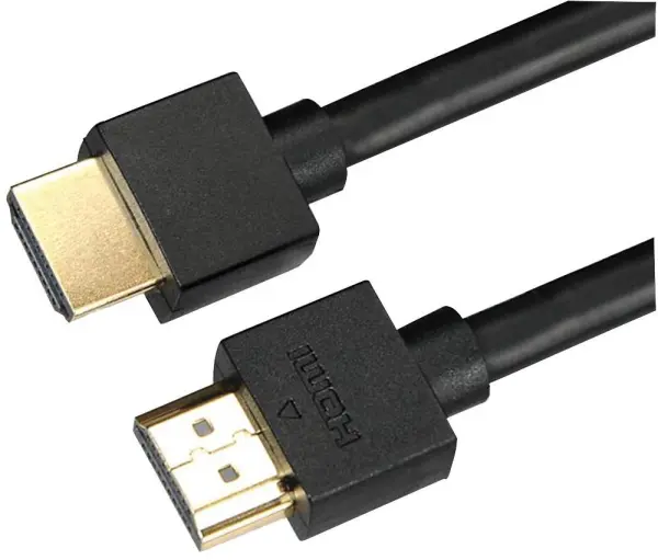 AV STAR HDMI Thin Premium High-Speed Cable, Male to Male, 1.5m, Black