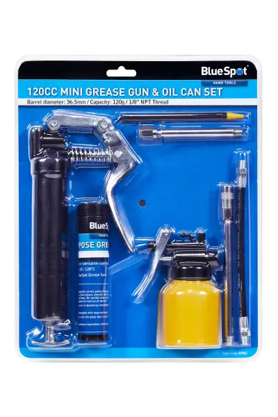 Blue Spot Tools - Set Minyak Grease & Tin Minyak Mini 120cc