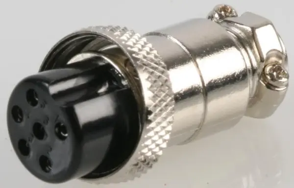 CLIFF ELECTRONIC COMPONENTS Cliffcon 6極シールドプラグ 真鍮製