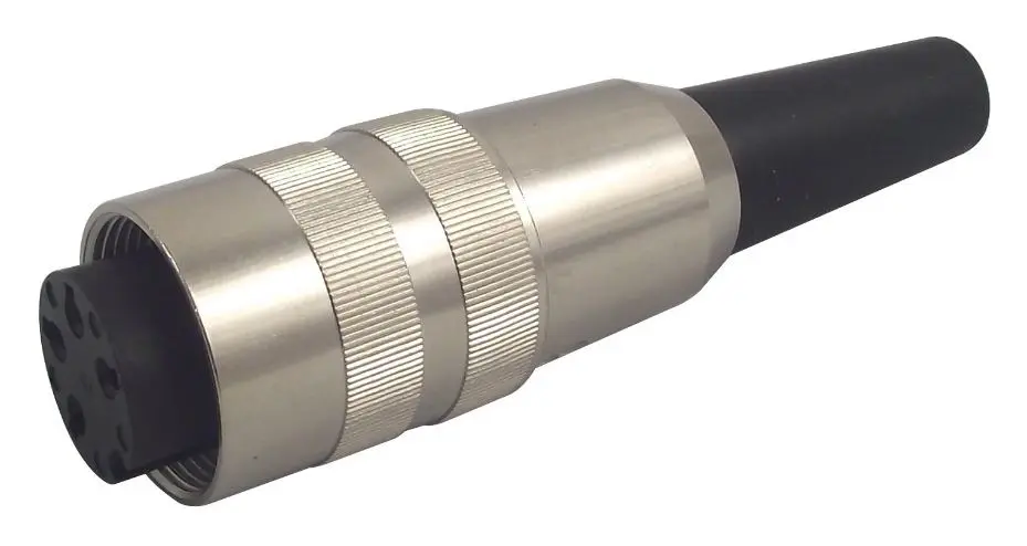 LUMBERG KV40 4핀 DIN 소켓, 직형, 솔더 단자