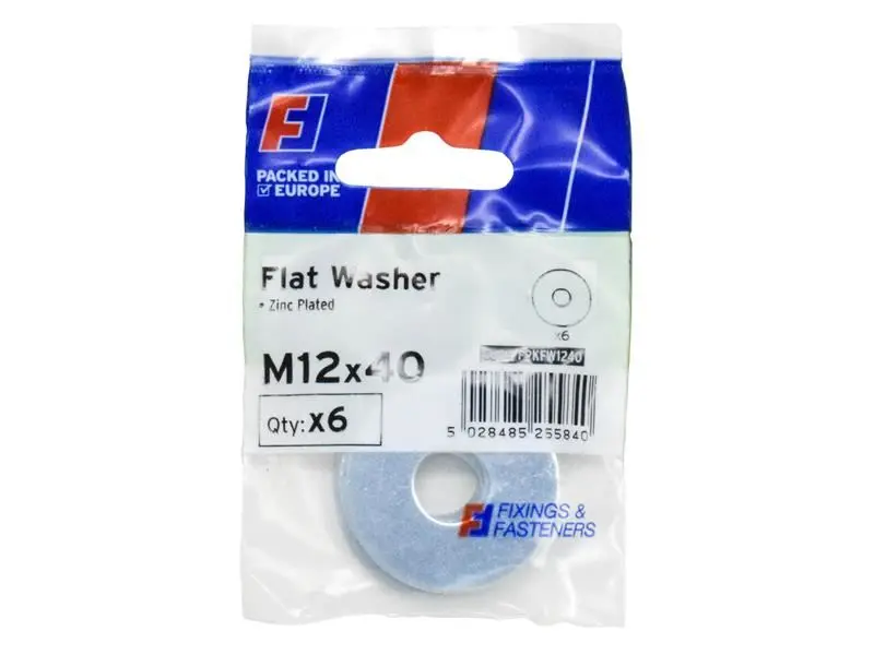 ForgeFix - Mesin rata ZP M12 x 40mm, Pek 6 keping