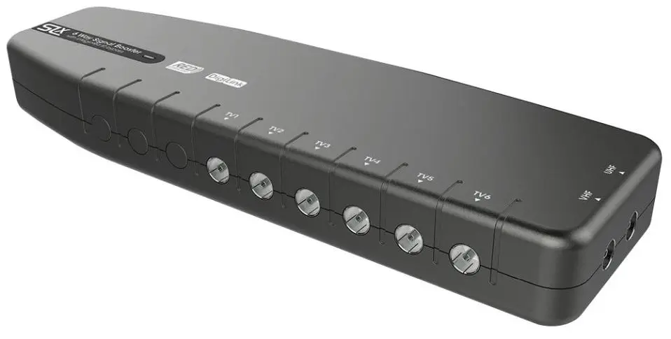 SLX מחזיר אות לווין 6 יציאות, תואם RED, HD/DAB/FM
