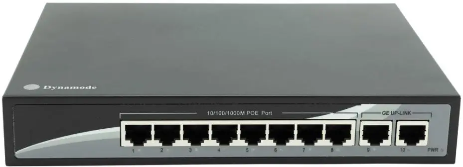 DYNAMODE - 8-Port Gigabit Desktop PoE Switch