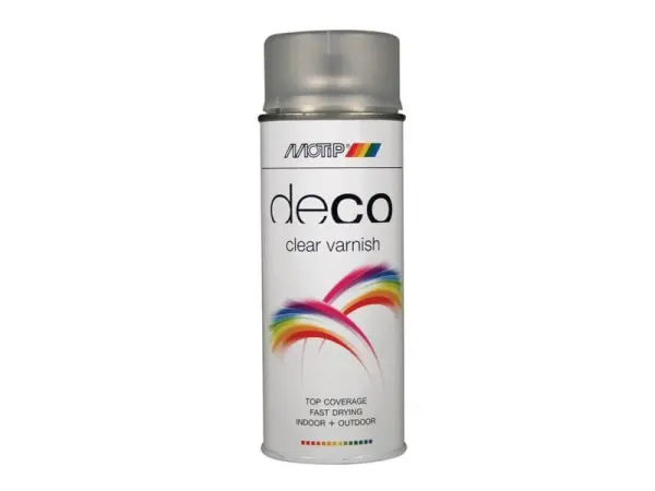 MOTIP Deco Spray Clear Lacquer, Satin Matt, 400ml