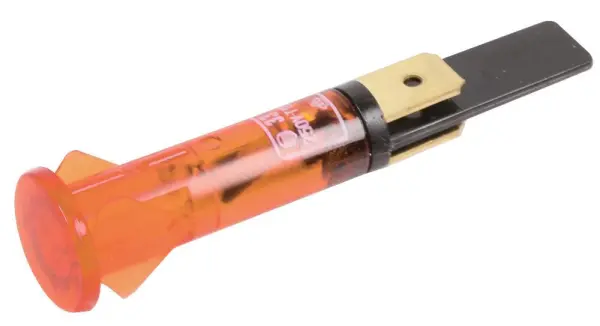 EVEREL 240V Neon Indicator Signal Lamp - Amber