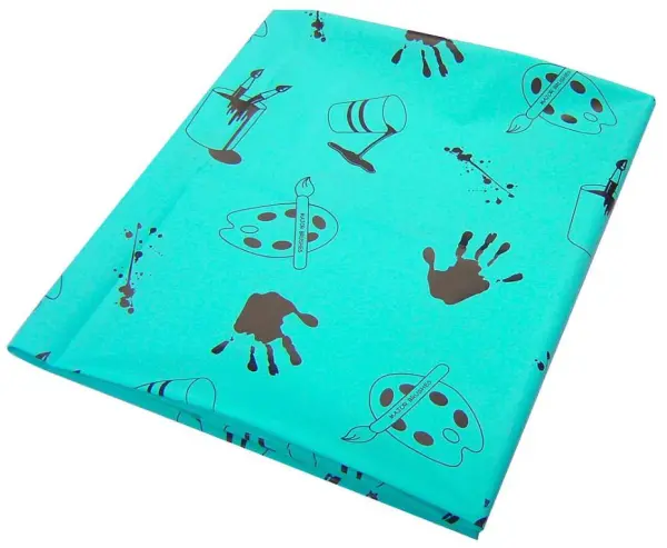 MAJOR BRUSHES Plastový ubrus na stůl, 152x152cm, dekorativní design