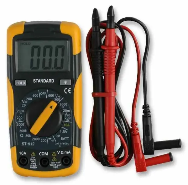 TENMA 600V AC/DC Digitale Multimeter met Verlicht Scherm