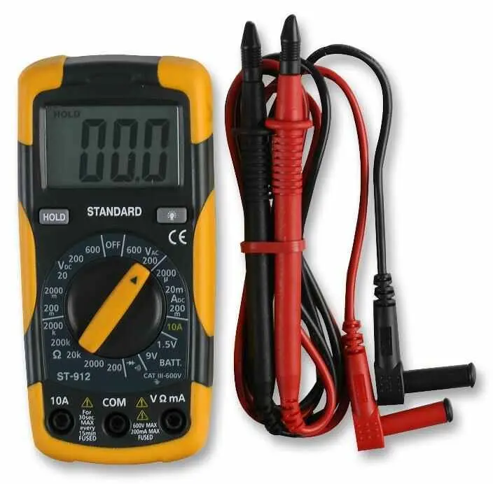 TENMA 600V AC/DC Digital Multimeter with Backlit Display