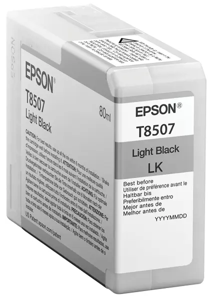 Epson T8507 Original Light Black Ink Cartridge