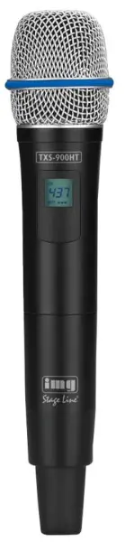 Microphone sans fil à main IMG STAGELINE avec technologie UHF PLL