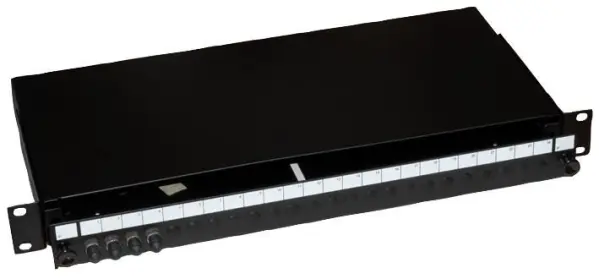 CONNECTIX CABLING SYSTEMS פאנל סיבים אופטיים ST רב-מצבי 4 יציאות, עיצוב מותקן 1