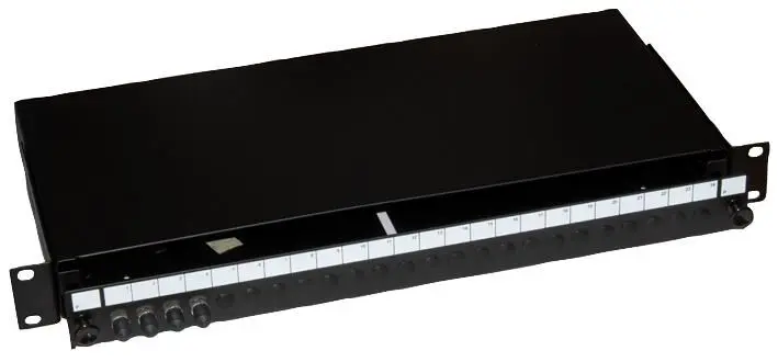 Connectix 4-Port ST Multimode Fibre Patch Panel, 1U Rack Mount