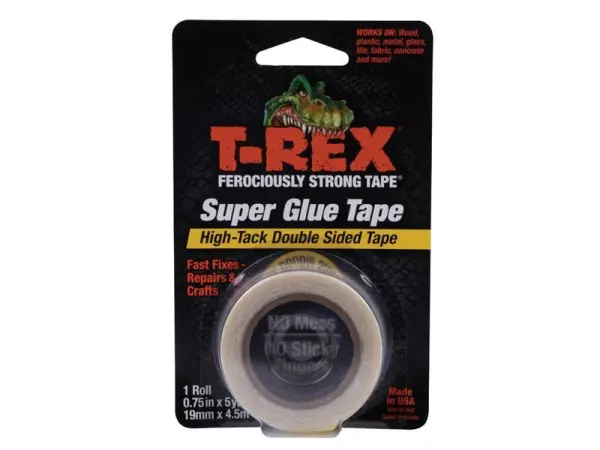 Shurtape T-REX Nastro Biadesivo Supercolla 19mm x 4.5m