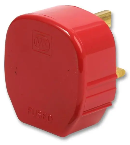 MK Toughplug Enchufe UK 13A, Rojo