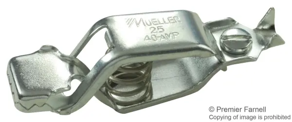 Mueller Electric BU-25 Zinc-Plated Steel Automotive Test Clip, 40A