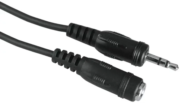 HAMA Stereo 3,5mm Verlängerungskabel Stecker-Buchse, 2,5m