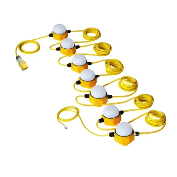 Connexion 10930-22M Festoon Lighting Kit, 7x10W LED, 110V, 22m