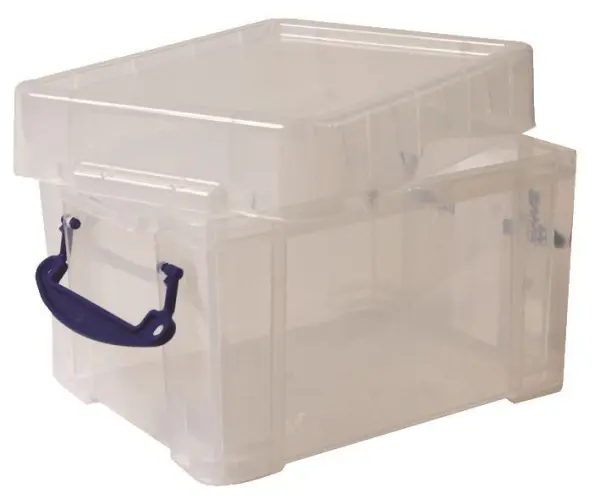 3L Multi-Use Clear Storage Box with Lid 245mm x 180mm x 160mm