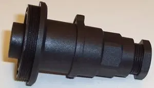 BULGIN 9-Way 인라인 소켓, 크림프, 주석 도금