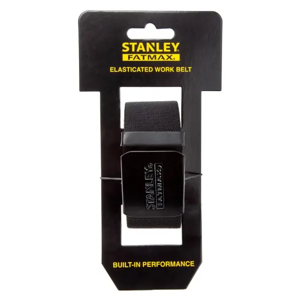 Stanley FatMax Cintura da Lavoro Elasticizzata, Nero, Taglia Unica