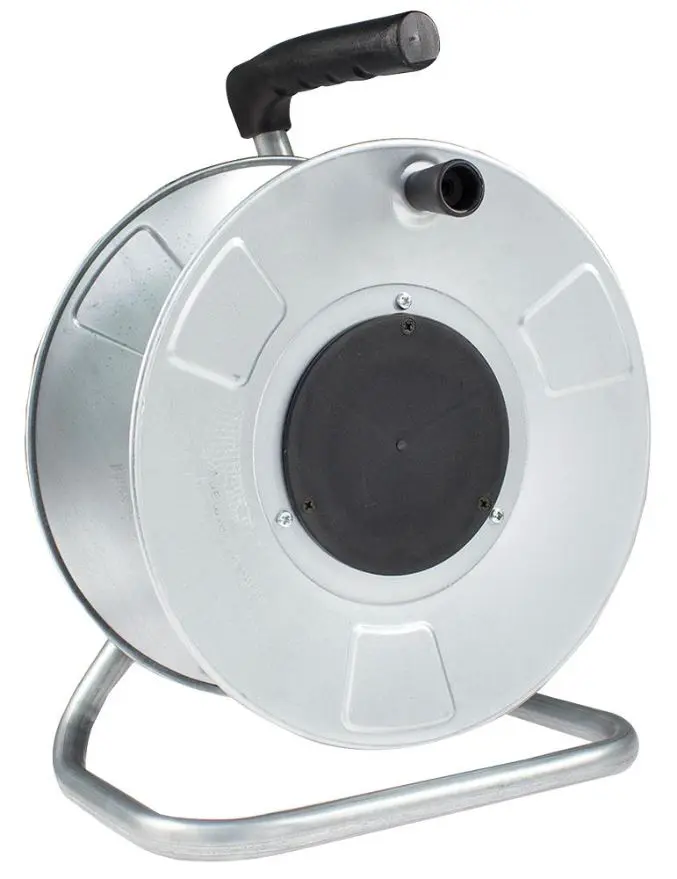 MARCADDY 빈 금속 케이블 릴 285mm, 조절형 브레이크