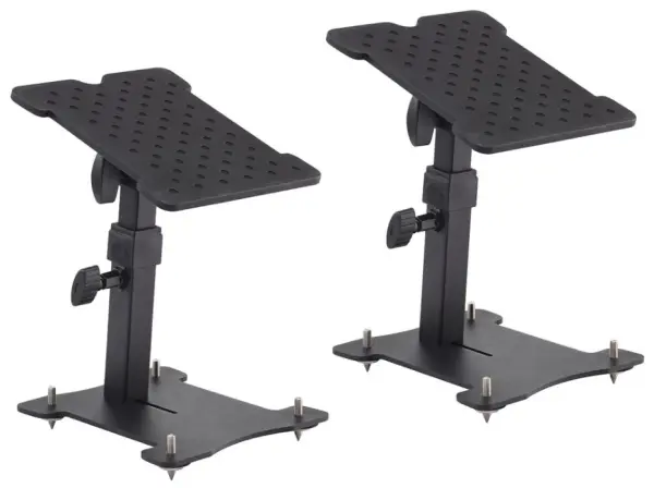 SOUNDSATION Professionele Studio Monitor Standaards, Staal, Paar