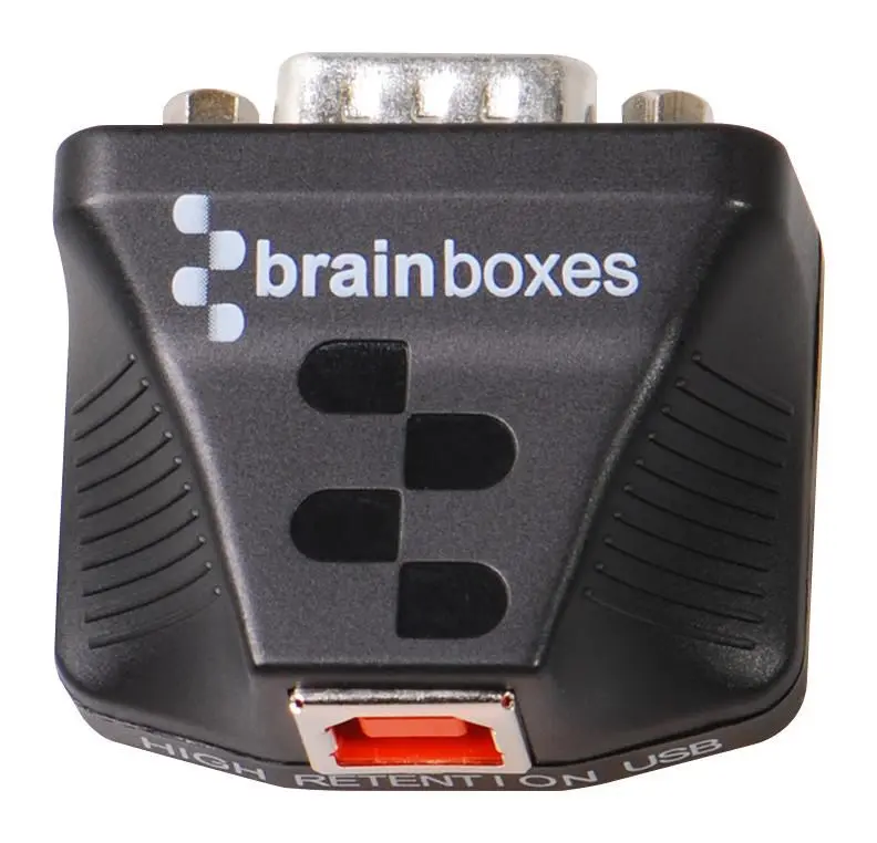 BRAINBOXES Ultra 1-Port USB na RS422/485 sériový adaptér