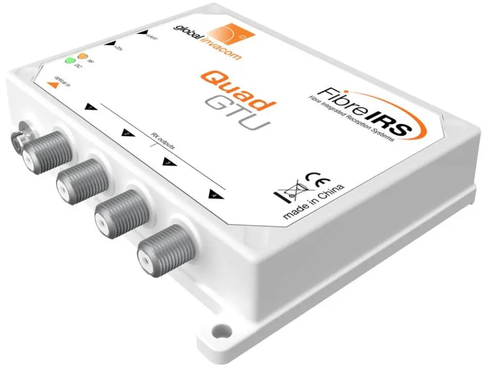 GLOBAL COMMUNICATIONS FibreIRS Quad Ottico GTU MK3 Convertitore
