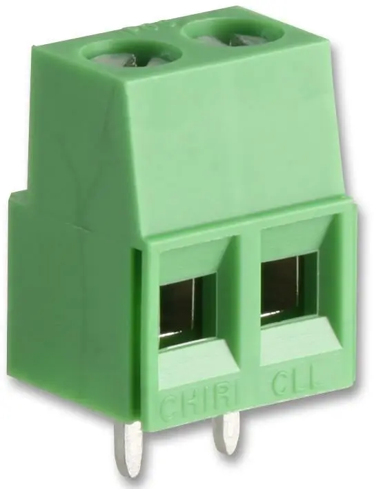 CAMDENBOSS 2-cestový svorkovnicový blok, rozteč 5mm, řada CTB0100