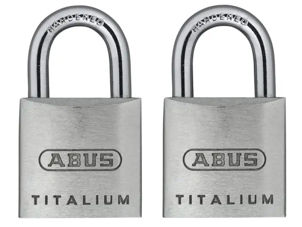 ABUS 64TI/20mm TITALIUM™ 자물쇠 트윈 팩